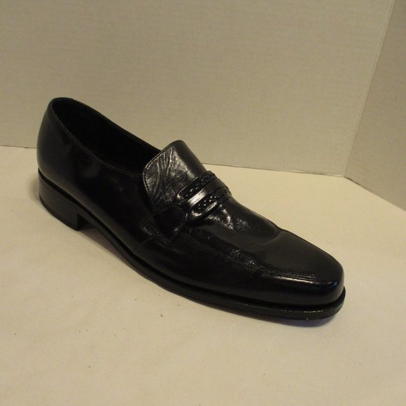 Florsheim Men Size 10.5 Black Slip On Business Travel Evening Dress Shoes main image 8